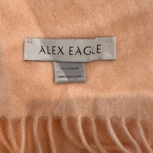 Alex Eagle Pink Cashmere Scarf